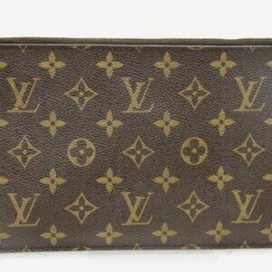 Louis Vuitton Neverfull Monogram Canvas Pochette Wristlet SD0119 - Brown *READ*